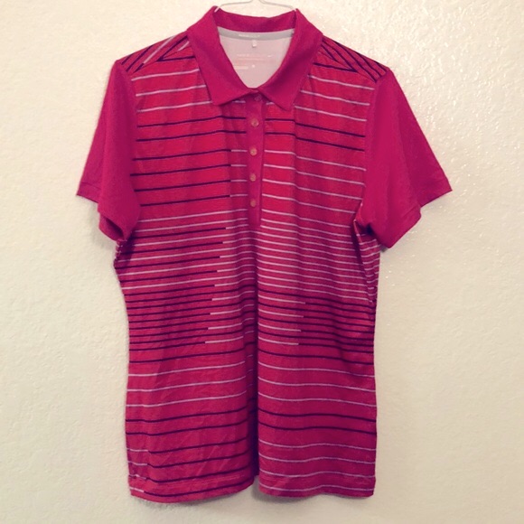 Nike Golf Tour Performance Striped DriFit Golf PoloPreowned